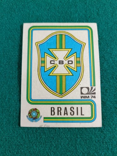 Scudetto brasile figurina - scudetto,