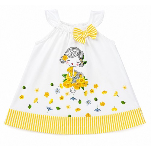 Abito bambina mayoral bianco - mayoral,
