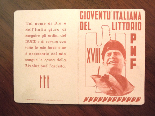 Gioventu italiana del - gioventu',