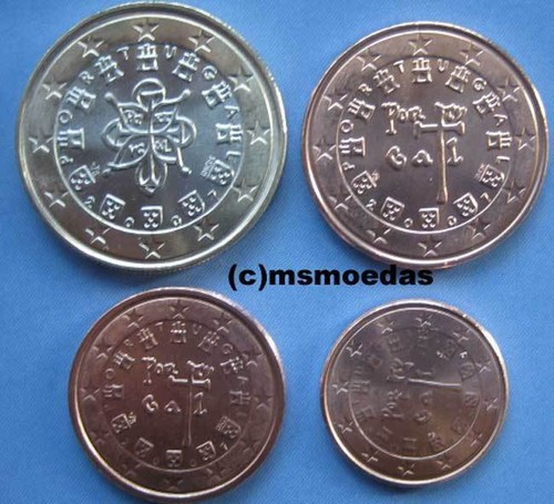 Portogallo monete euro - portogallo, 4