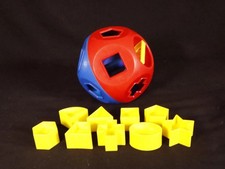 Tupperware Vintage Blocco Palla da Gioco per Bambini, Abilità Motorie 1-2 Anni