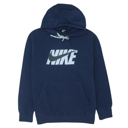 Nike uomo blu pullover logo - uomo,