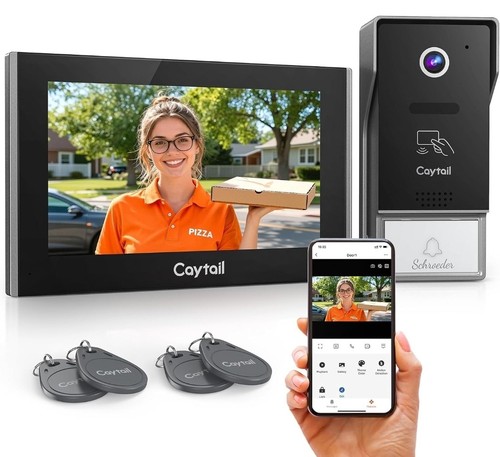 Videocitofono ips fili wifi - videocitofono,