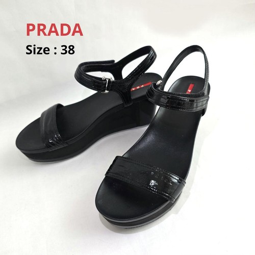 Sandali con zeppa prada - con,