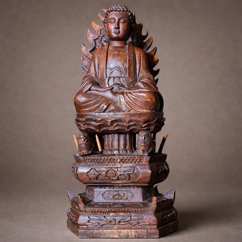 Antica scultura legno - scultura,