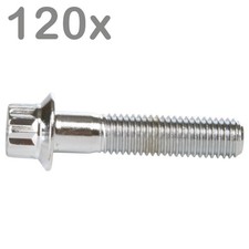 120 Chrome M7x32 Screws for