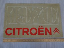 DEPLIANT ORIGINALE 1970 PRODUZIONE CITROEN DYANE MEHARI AMI 8 DS