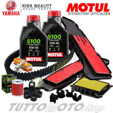 Kit Tagliando YAMAHA MAJESTY 400 2004 2005 2006/ Olio MOTUL Filtri Cinghia Rulli
