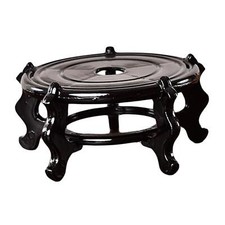 Supporto per piante in legno Espositore cinese per acquario per soggiorno