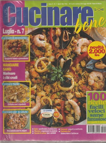 Rivista cucinare bene - cucinare, anno