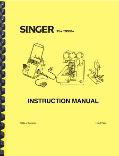 Singer ts380 plus tiny serger - ts380,