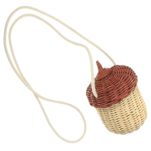 Borsetta tessuto paglia - paglia, rattan