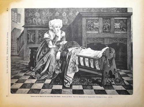 Stampa antica giovanna maria - stampa,