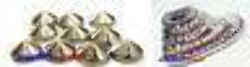 Borchie punta 9mm argento - a,
