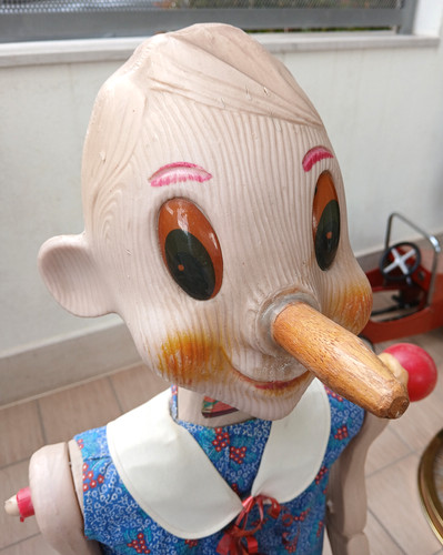 Antico pupazzo pinocchio - antico,