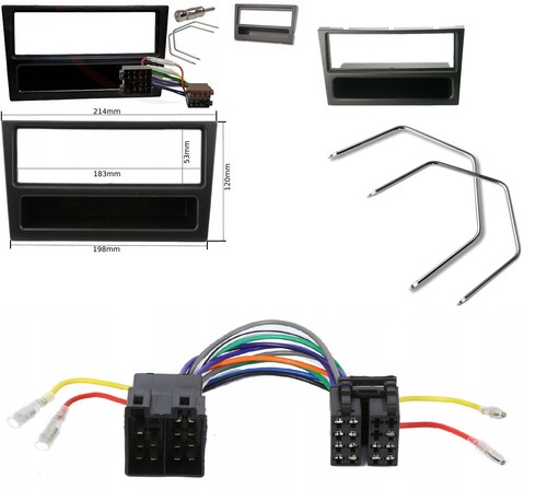 Mascherina autoradio set - mascherina,