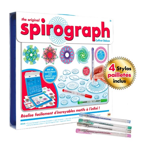 Spirograph deluxe kit neon - +,