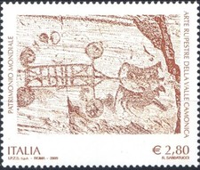 2009 italia repubblica Arte Rupestre MNH