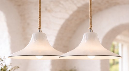 Pair murano glass pendant lamp - murano,