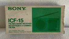 SONY ICF-15 AM/FM Radio