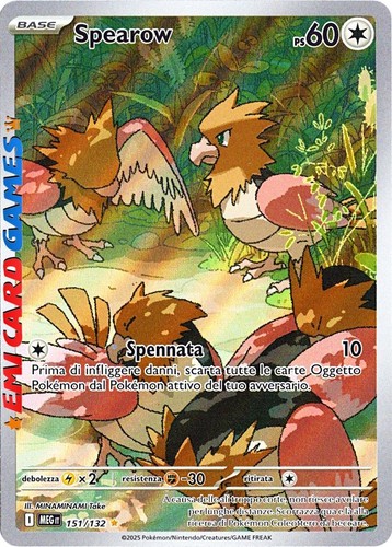 Spearow 151 132 meg ita - 151/132,