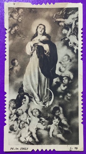 Santino holy card madonna - santino,