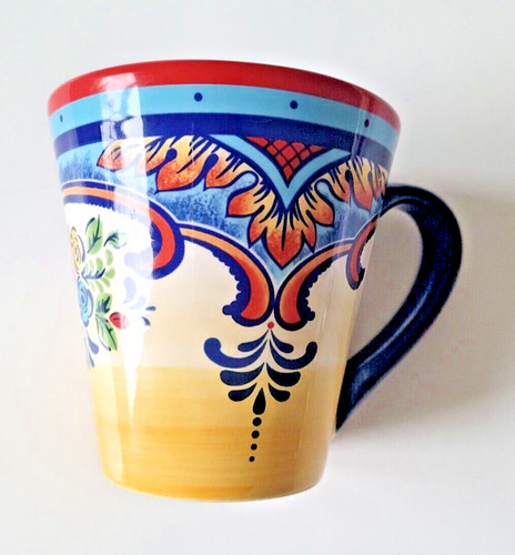 Tazza caffè ceramica dipinta