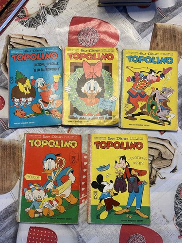 Lotto albi topolino - lotto, 1964