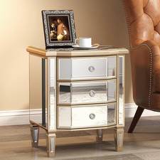 Comodino Vintage Con Specchio