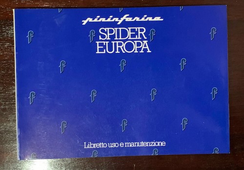 Pininfarina spider europa fiat - pininfarina,