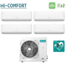 Climatizzatore Condizionatore Hisense Quadri Split Inverter Serie Hi-Comfort 7+