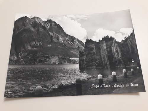 Cartolina lago d - cartolina, b/n
