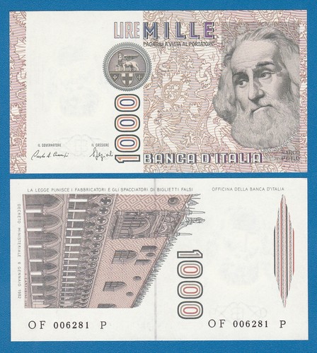 Italy 1000 lire - italy, 1982
