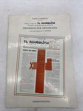 FABIO GABRIELLI - FRONDISTI PER ORTODOSSIA - EDIZIONI POLITEIA