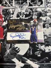 Derek fisher auto on card - fisher,