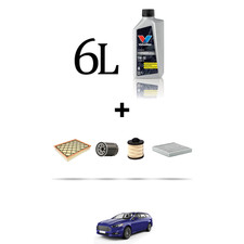 HOFFCAR Kit tagliando 4 FILTRI