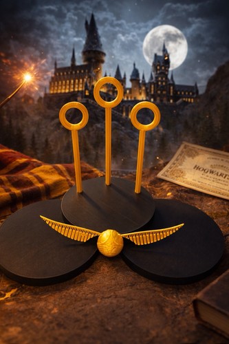 Porta anelli quidditch - quidditch, harry