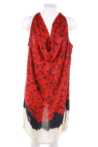 Abito sisley stampa - l, rosso