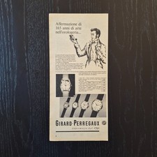 1955 Girard Perregaux Gyromatic - Original AD Advertising Pubblicità Vintage