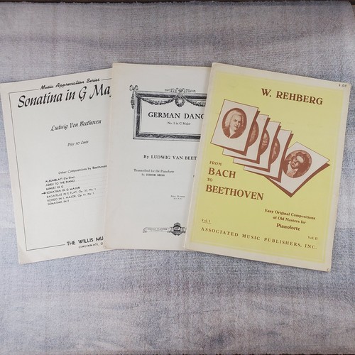 Lotto spartiti beethoven - di, 3