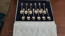 set 12 cucchiaini da tè in argento 800 in ottime condizioni