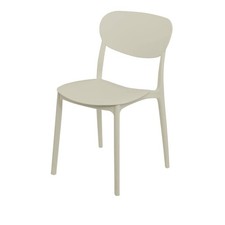 Sedia in polipropilene tortora grigio