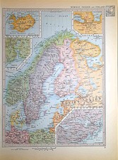 MAPPA NORVEGIA SVEZIA