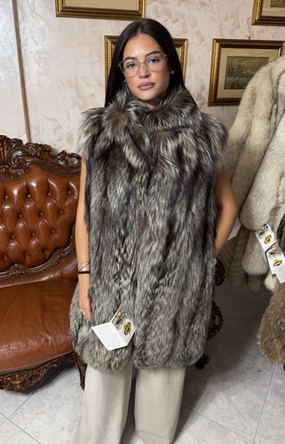 Gillet pelliccia volpe giacca - gillet,
