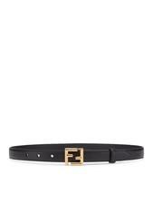 FENDI Black Leather 20mm Belt