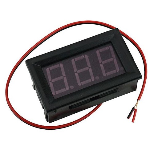 Voltmetro digitale led - voltmetro,