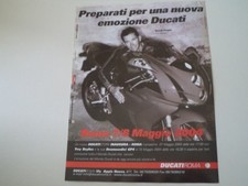 advertising Pubblicità 2004 MOTO DUCATI 999 e TROY BAYLISS
