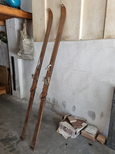 Sci legno anni - sci,
