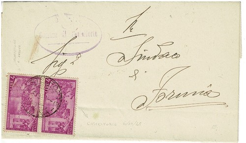 Lettera castelforte a - da,