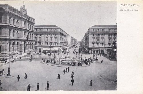 Cartolina napoli piazza - di, ,piazza